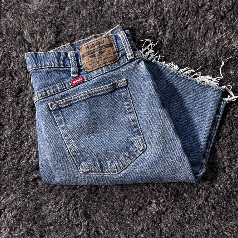 Blue Wrangler Jorts